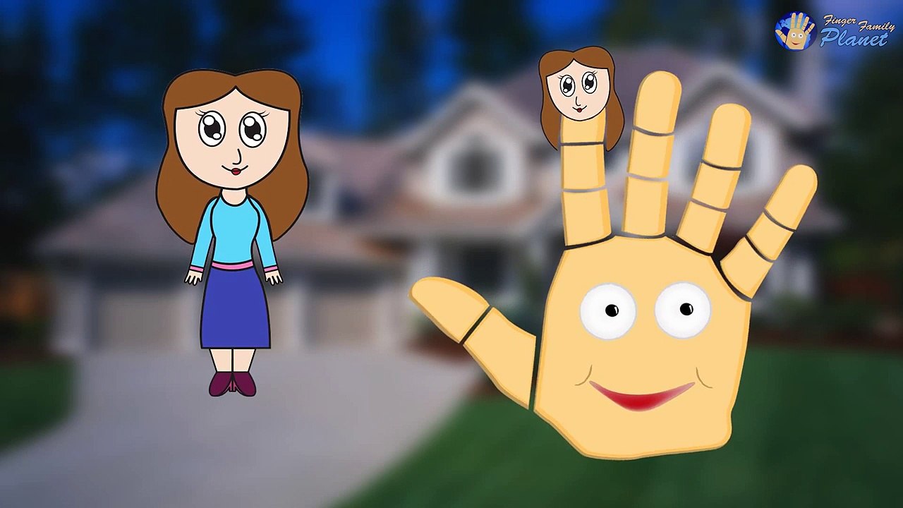 FUNNY URBAN Finger Family Nursery Rhyme | Finger Family Planet