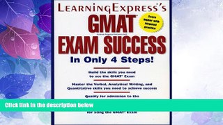 Price GMAT Exam Success in Only 4 Steps LearningExpress Editors On Audio