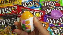 A lot of M&Ms Candy New Flavors with M&Ms Surprise Eggs & M&Ms Cookies