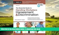 Pre Order Essential Guide to Handling Workplace Harassment   Discrimination, The Deborah C.