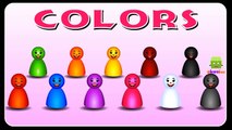 Colors for Children to Learn with Colors Game Pieces - Colours for Kids to Learn - Learning Videos