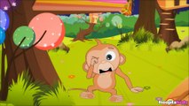 Five Little Monkeys Nursery Rhymes Collection | Cartoon Animation Nursery Rhyme Songs for Children