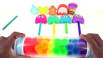 Glitter Playdough Pac Man Popsicles Modelling Compound and Fun Molds Sparkle Play Doh