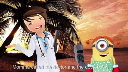 Five Little Minions Mafia Jumping On The Bed Rhyme