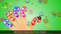 CANDY CANE Finger Family | Cartoon Animations Finger Family Rhyme for Kids