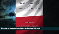 Pre Order Real Estate Law   Asset Protection for Texas Real Estate Investors - 2016 Edition David