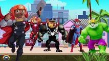 Paw Patrol Spiderman Collection Finger Family / Daddy Finger Family Nursery Rhymes Lyrics & More