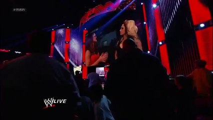 WWE Raw 10/22/12 Full Show Kaitlyn, Eve Torres And Layla Backstage Brawl