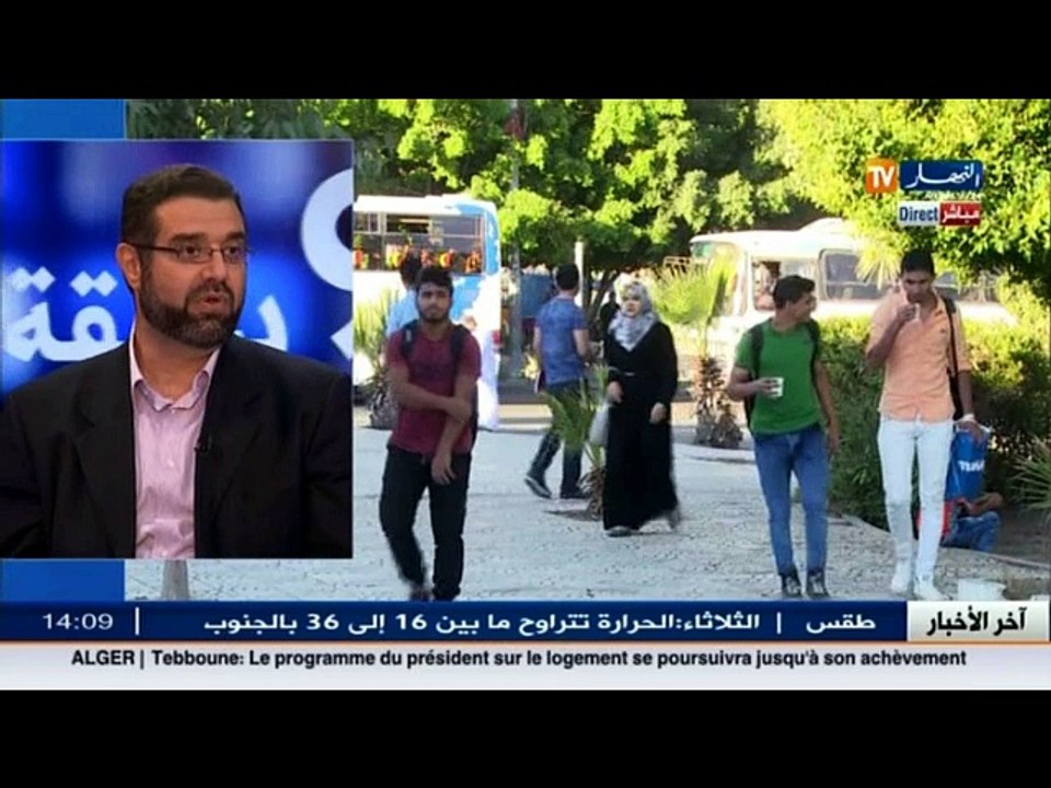 محمد عثمان ممثل حركة المقاومة الفلسطينية حماس يهنيء قناة النهار على فوزها