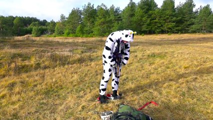 Белорус макнул драник в сметану с 25-метровой высоты