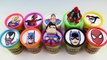 Learn Colors with Marvel and Justice League Superheroes Play Doh Surprise Cups SUPERHERO GAME