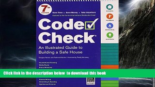 Buy NOW Redwood Kardon Code Check: 7th Edition (Code Check: An Illustrated Guide to Building a