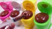 Play Doh Toy Surprise Eggs Chocolate Toilet Poop Syringe Water Balloons Ice Cream Learn Colors
