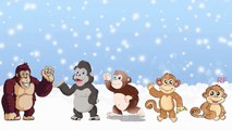 Monkey Finger Family | Top Animated 3D Cartoon Nursery Rhymes | Funny Kids Songs |