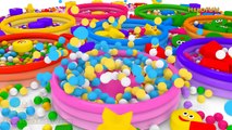 Learn Shapes for Children Baby Toddlers Kindergarten Kids 3D Colors Ball Pit Sho