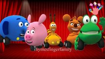 Finger Family Jungle Junction Kids nursery rhyme - Fruit Finger family Song