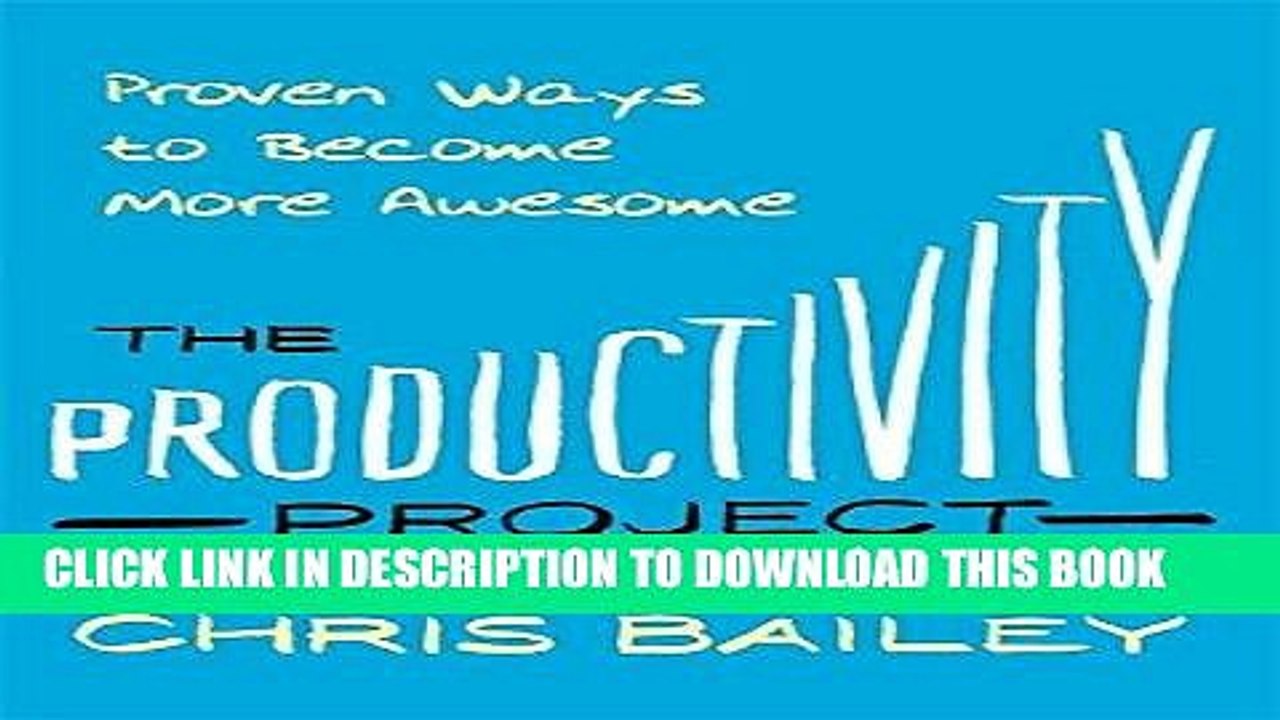 [PDF] The Productivity Project Popular Colection