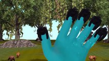 Gorilla 3D Animated Finger Family Rhymes For Children | Animal Finger Family Rhymes