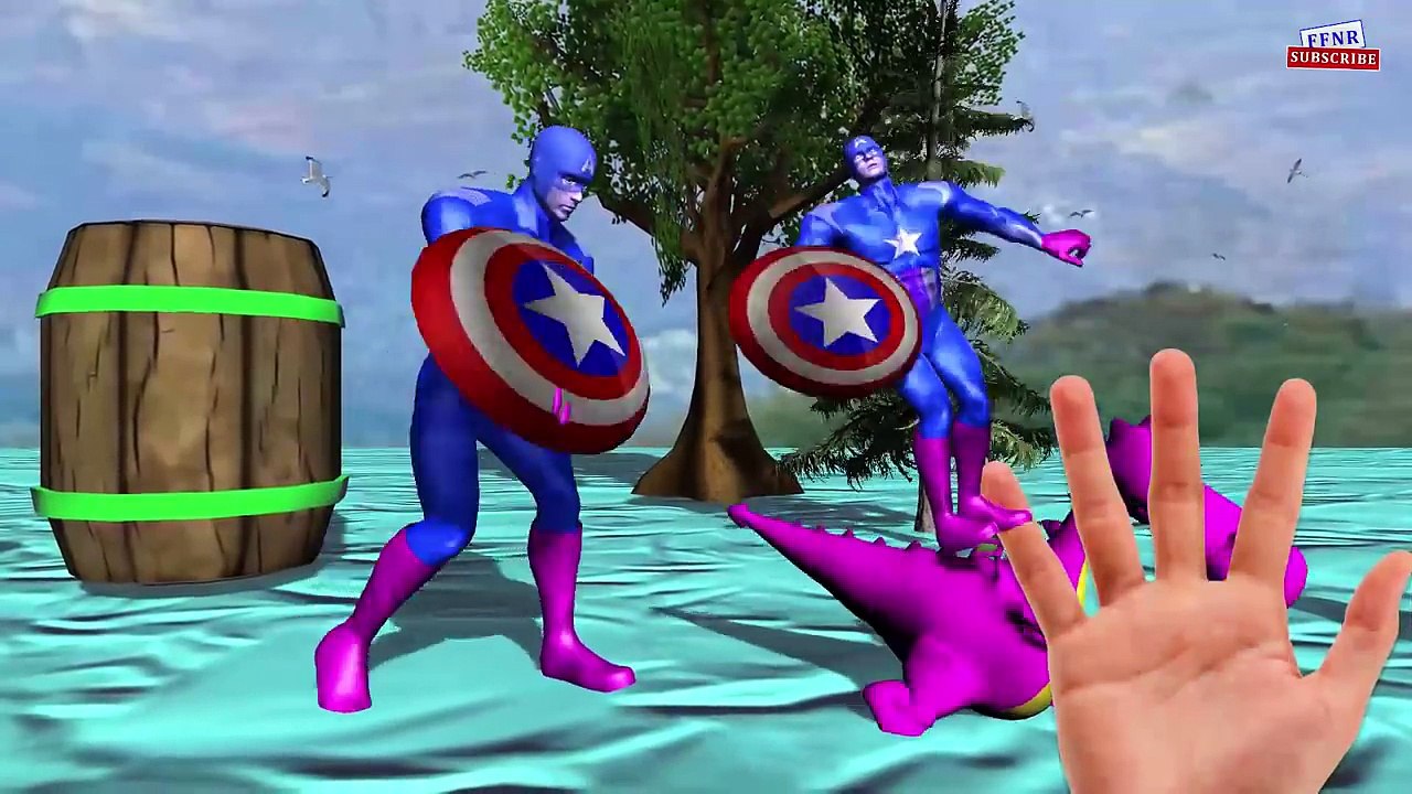 Fat spiderman finger Family nursery Rhyme - Colors dinosaurs finger family rhymes 3D animation
