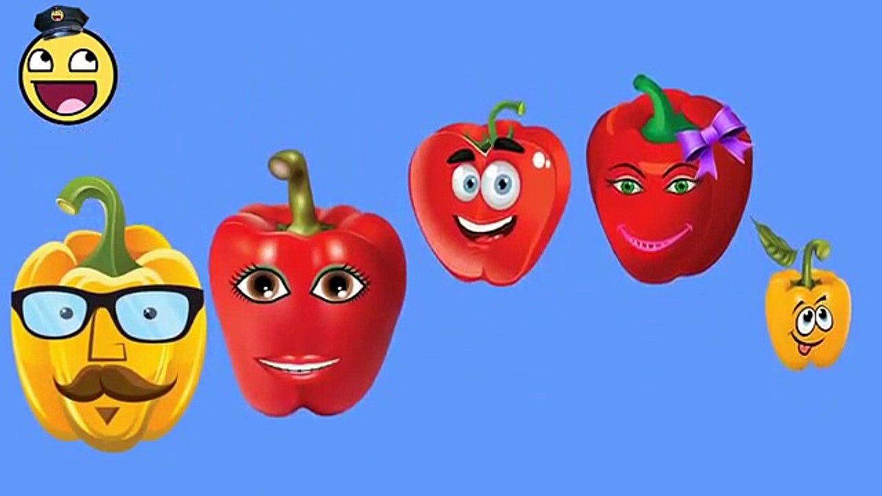 Nursery Rhyme | Capsicum Finger Family Poem | Childrens Song ...