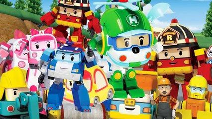 The Finger Family Robocar Poli Transforming Robot Song TV Songs For Children Robocar Poli Transform