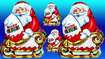 Christmas Santa Claus Kinder Surprise eggs Elf Toys Christmas Songs