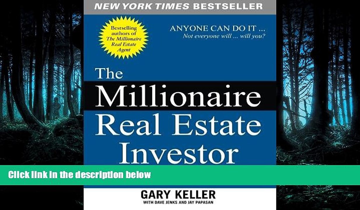 READ PDF [DOWNLOAD] The Millionaire Real Estate Investor BOOK ONLINE