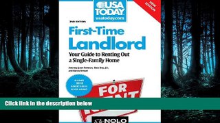 READ THE NEW BOOK First-Time Landlord: Your Guide to Renting Out a Single-Family Home BOOK ONLINE