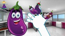 Finger Family BRINJAL Vegetables Nursery Rhymes for Children | Vegetables Finger Family