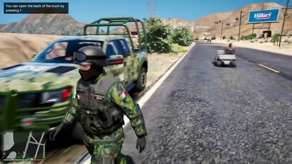 GTA V LSPDFR #7   EJERCITO DE MÉXICO DETENIENDO A TRANSPORTISTAS DE DROGA   TheAxelGamer
