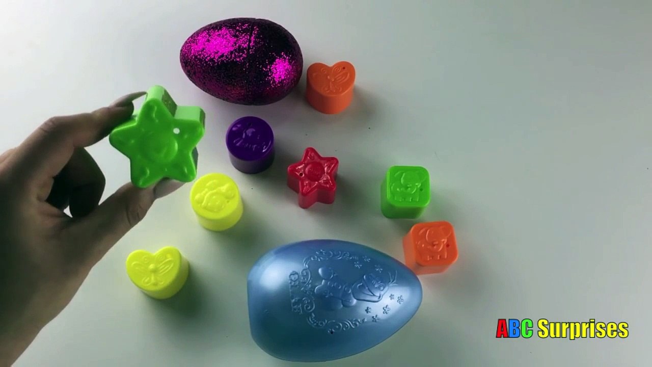 ABC SURPRISES EGG LEARN SPELL YELLOW SHAPES WORD spongebob minions