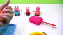 Peppa Pig Family Play Doh Makes Ice-Cream Playset Frozen Toys