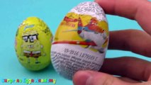 Surprise Eggs Opening - SpongeBob SquarePants, Doc McStuffins, Planes: Fire & Rescue