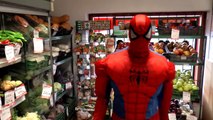 Siêu anh hùng Người Nhện (Spiderman) đi siêu thị mua sắm | Shopping Siêu Anh Hùng