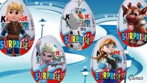 Frozen Kinder Surprise Eggs for Children Frozen Finger family Nursery Rhymes Song
