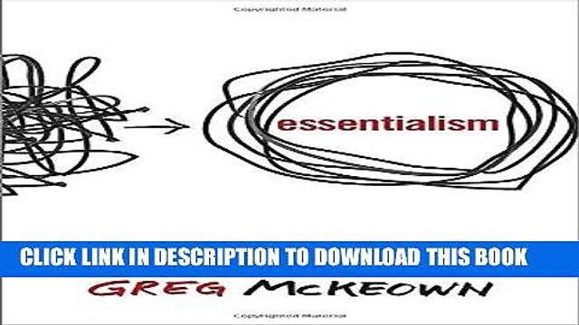 [PDF] Essentialism: The Disciplined Pursuit of Less Full Online