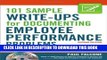 [PDF] 101 Sample Write-Ups for Documenting Employee Performance Problems: A Guide to Progressive