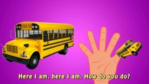 Finger Family Finger Family Bus Coach Vehicles Go Vroom School Bus Kids Song Finger Song Nursery