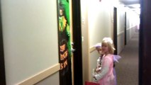 KIDS FIRST TIME TRICK OR TREATING ! TRICK OR TREAT HALLOWEEN