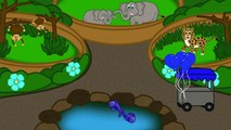 Counting to 5 with the Color Blue - Learn Colors - Learning to Count - Kids Song by 123ABCtv