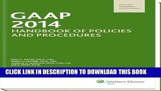 [READ] Mobi GAAP Handbook of Policies and Procedures (w/CD-ROM) (2014) (GAAP Handbook of