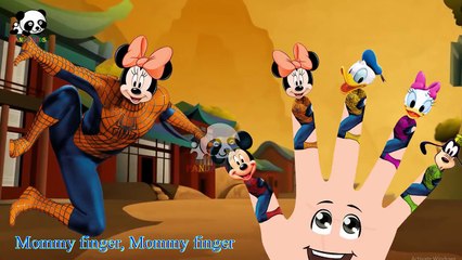 #Mickey Mouse #Spiderman #Finger Family Songs #Nursery Rhymes Lyric & More Panda Kids