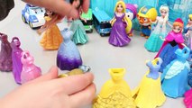 Play Doh Disney Princess Dress Up Magic Clip Doll Toy Surprise Eggs Toys #1