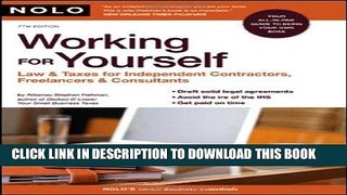 [READ] Kindle Working for Yourself: Law   Taxes for Independent Contractors, Freelancers