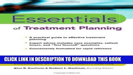 [FREE] PDF Essentials of Treatment Planning Download Ebook