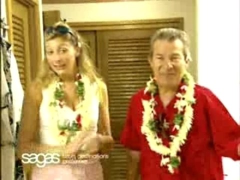 Karine et martin lamotte en vacance aout 2007