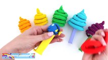 Play Doh Ice Creams & Pez Surprise Toys * Angry Birds Finding Dory * RainbowLearning