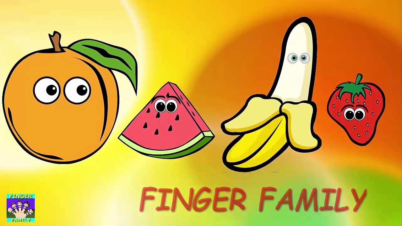 Fruits Finger Family Song For Children | Dady Finger Nursery Rhymes