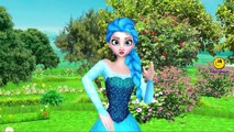 Frozen Gets Rainbow Hair Finger Family Jingle Bells Jingle Bells Songs For Babies Nursery Rhymes