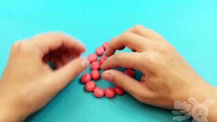 Learn To Count 1 to 90 in English with Red Bubble Gum Candy Numbers!